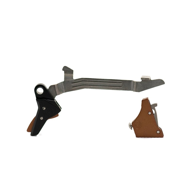 Timney Alpha Glock 3-4-Large-Orange — Glock Gen 3/4, Large Frame (10MM & 45ACP), Orange Safe…