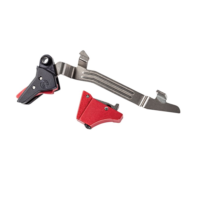 Timney GLOCK-EFT-3-4 — All Gen 3-4 Glock Pistols, Red Safety Blade